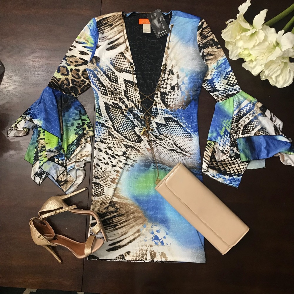Animal print dress